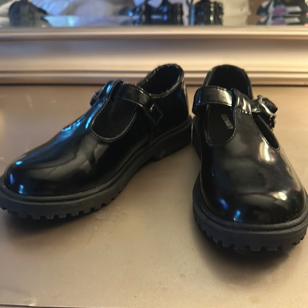 Classic Black Kids Shoes